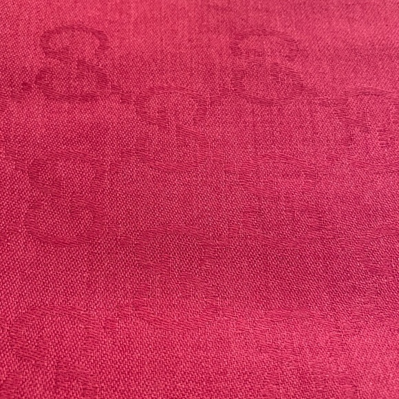 Gucci  GG logo scarf - fuschia - Picture 3 of 5